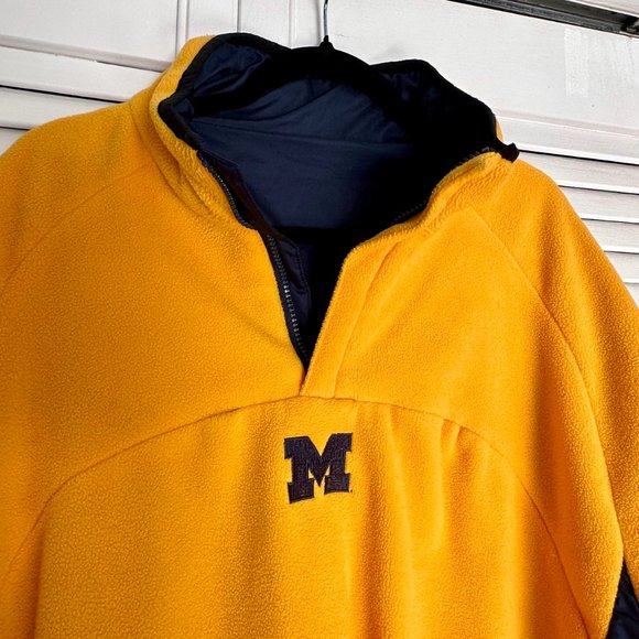 Reversible Michigan State Wolverines Fleece-lined or Nylon Bomber Windbreaker - Picture 11 of 13